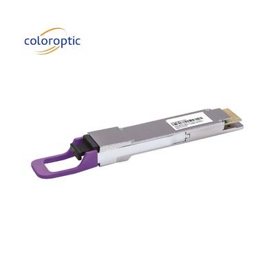 QSFP112-DD DOM MPO SMF オプティカルトランシーバーモジュール 1310nm 400Gイーサネット用