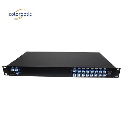 シングルファイバーWDMモデル40チャンネル DWDM AAWG WDMシステムLCコネクタ