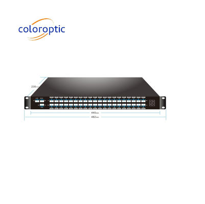 デュアルファイバー WDM 40CH C21-C60 パッシブ Dwdm Mux Demux 1310nm ポート