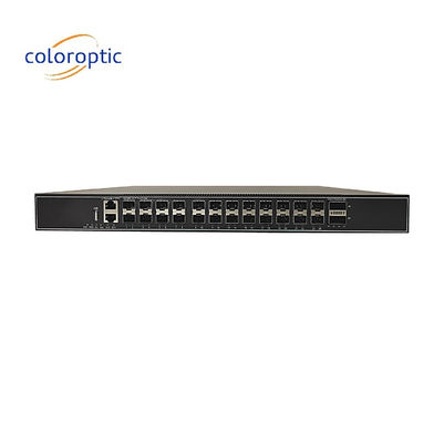 レイヤ3 24ポート 24*10GE 2*100GE ポートを持つギガビットコアネットワークスイッチ