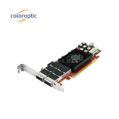 PCIe X16 100G QSFP28 イーサネット スマートカード デュアルポート Xilinx Ultrascale+ 16nm ベース