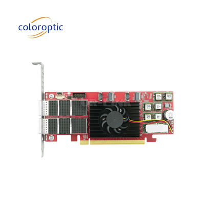 PCIe X16 100G QSFP28 イーサネット スマートカード デュアルポート Xilinx Ultrascale+ 16nm ベース