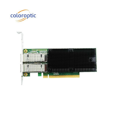 PCIe X16 デュアルポート QSFP28 イーサネット ネットワーク アダプタ 100G インテル E810