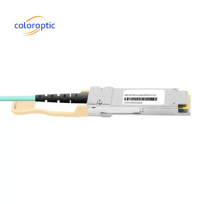 アルミ合金 AOC DACケーブル 40G QSFP+ から 4 x10G SFP+ 以太ネットリンク