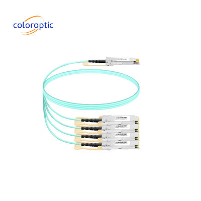 40Gb/s QSFP+ から 4 x 10Gb/s SFP+ アクティブ オプティカルケーブル (AOC) ブレイクアウト MSA 標準対応