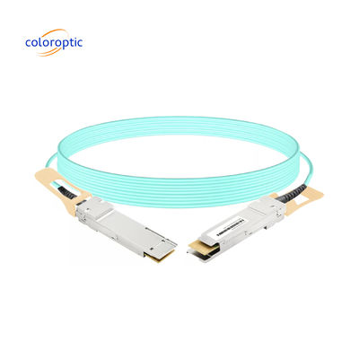 QSFP28 100G AOC for Arista 100G スイッチとルーターポート 低電力,低誤差ビットレート.高曲がり半径
