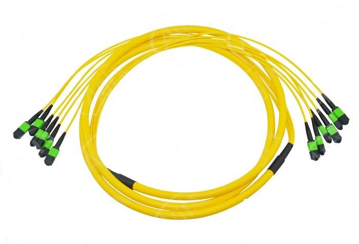 12コア MPO ファイバーパッチケーブル データセンターケーブル接続