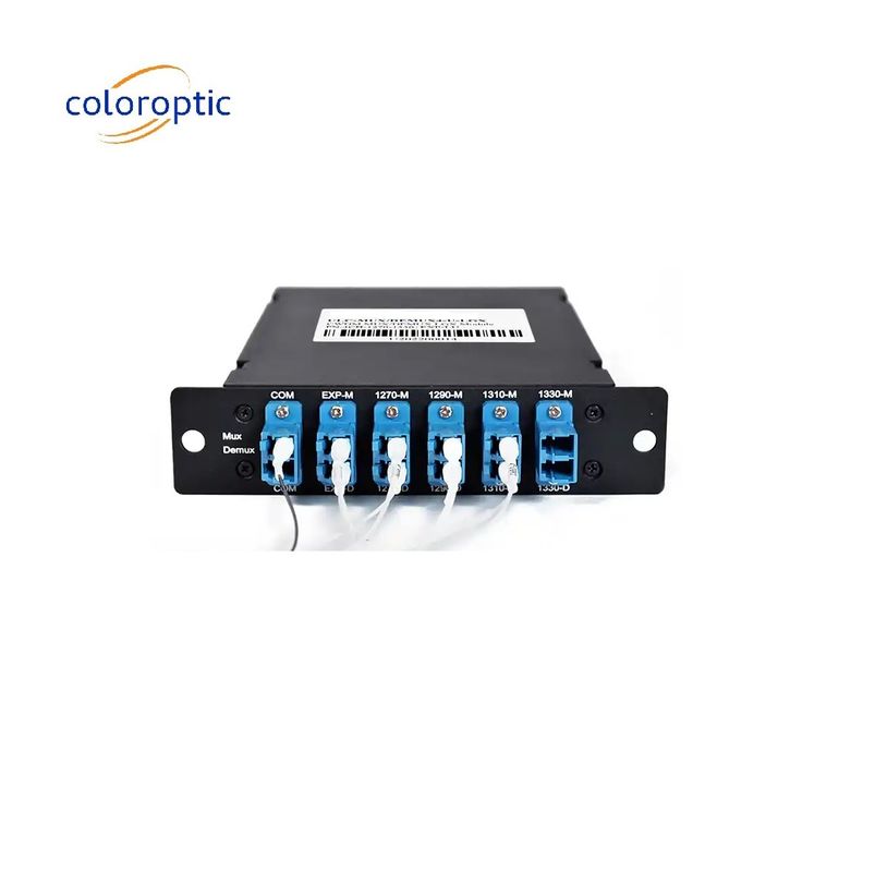 4チャネルWDMモデル CWDM MUX アクセスネットワークのためのLCコネクタ