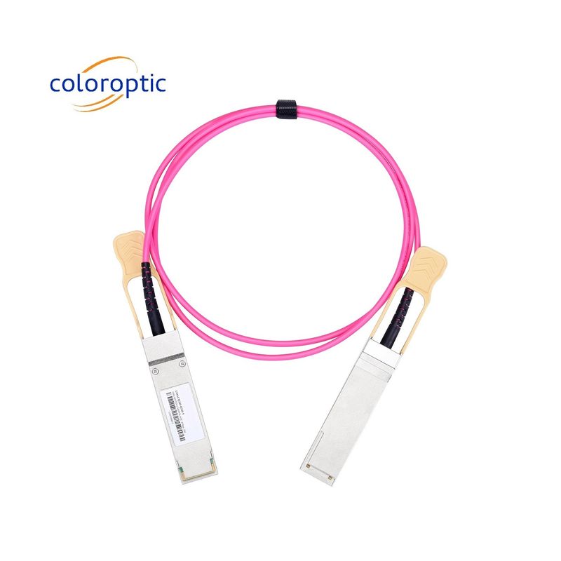 100G QSFP28 から 100G QSFP28 AOC DACケーブル 1m - 70m データセンターの長さ